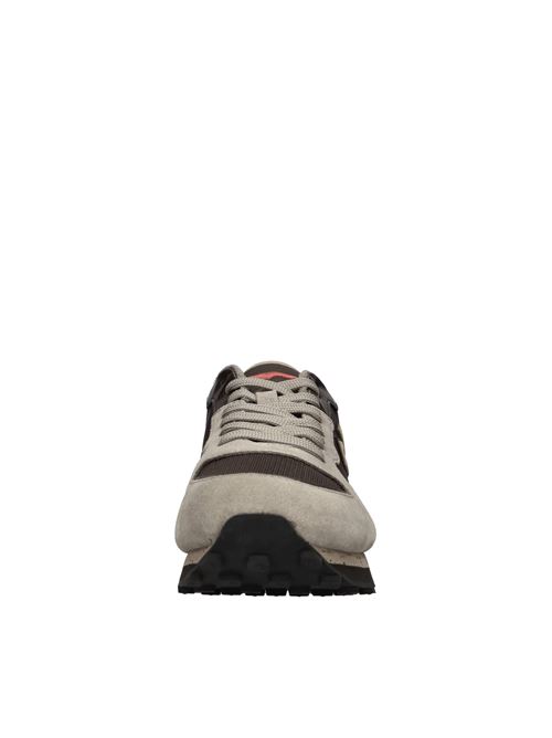 Sneakers in camoscio e tessuto GUARDIANI | AGM40006MARRONE