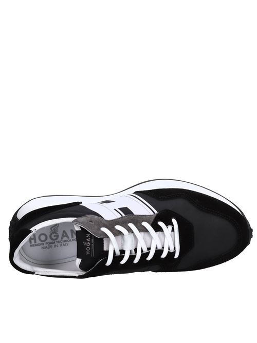 Sneakers in camoscio e tessuto HOGAN | HXM6010EG01N3K175ENERO-BIANCO