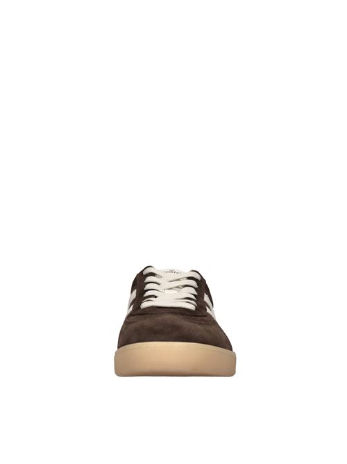 Sneakers in camoscio e pelle HOGAN | HXM6470FB60PJQ02FJMARRONE-BIANCO