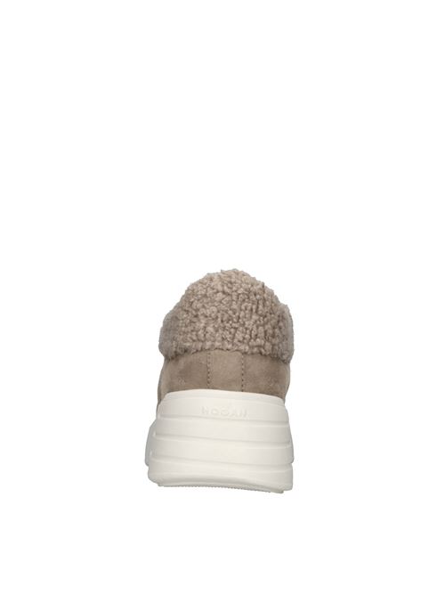 Sneakers in camoscio e tessuto HOGAN | HXW5620EK304270YRIBEIGE