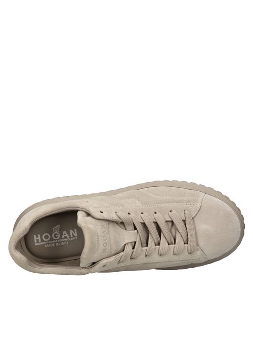 Sneakers in camoscio HOGAN | HXW6450FC6TBTMM024BEIGE