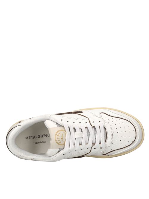 Sneakers in pelle METALGIENCHI | GXX028N000CER0B001BIANCO-MARRONE
