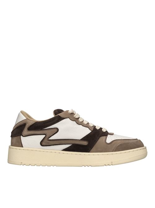 Sneakers in pelle METALGIENCHI | GXX028N000PEGA0700BIANCO-MARRONE