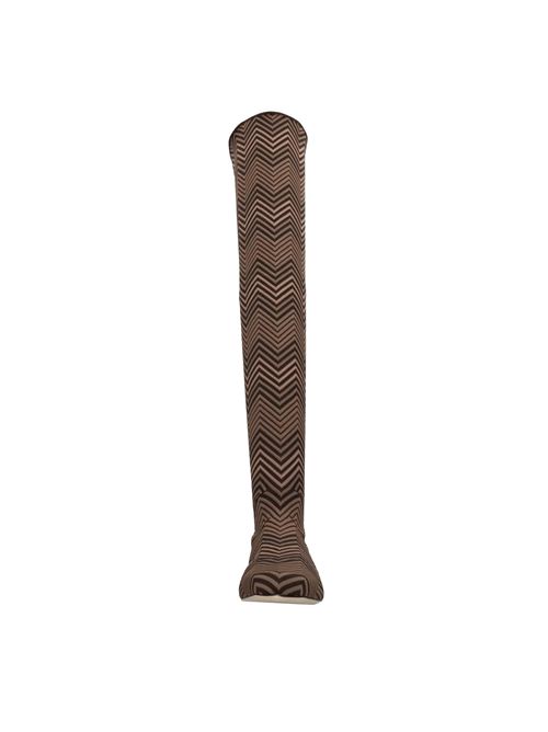 Stivali cuissard in tessuto MISSONI | MW48_044MARRONE