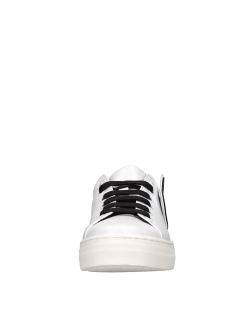 Sneakers in pelle MOSCHINO | 77452BIANCO-NERO