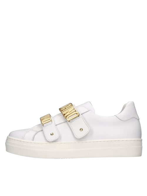 Sneakers in pelle MOSCHINO | 77460GBIANCO