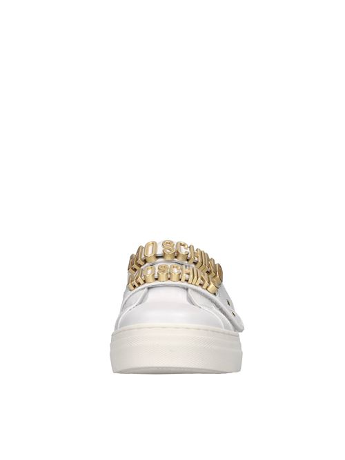 Sneakers in pelle MOSCHINO | 77460GBIANCO