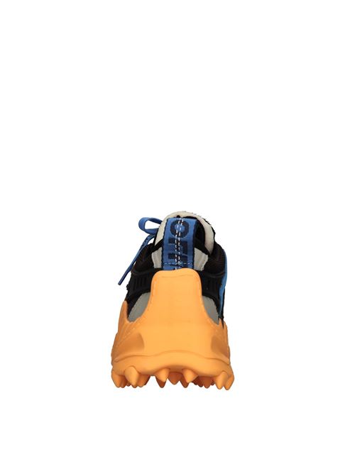 Leather and fabric sneakers OFF-WHITE | OWIA180F22FAB001NERO-ARANCIO-BLU-GRIGIO