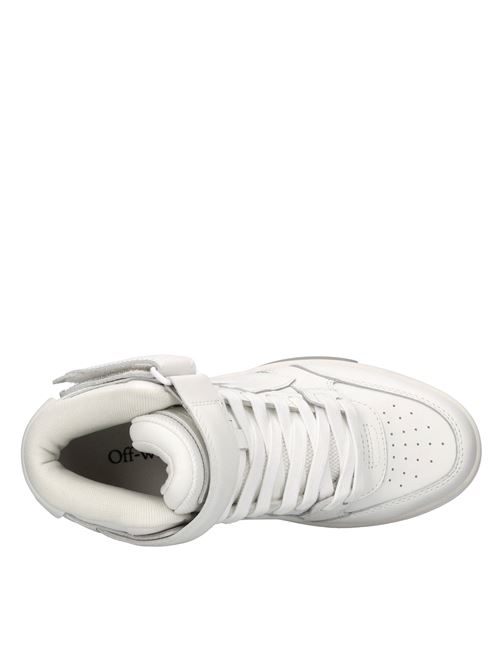 Sneakers in pelle e tessuto OFF-WHITE | OWIA275C99LEA0020101BIANCO