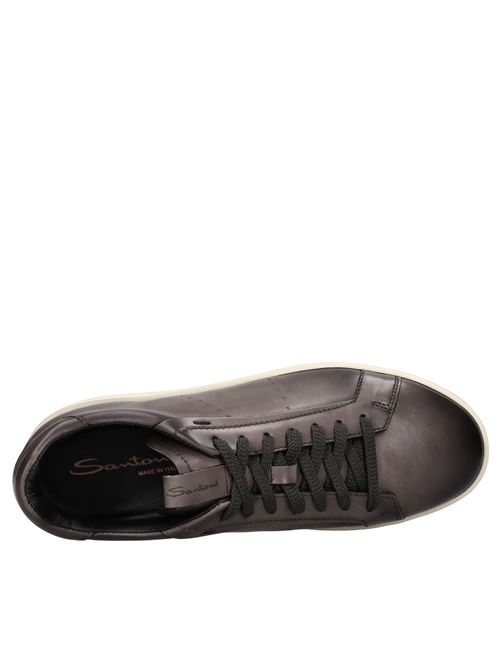 Sneakers in pelle SANTONI | MBWI21570TIARDTZN50MARRONE
