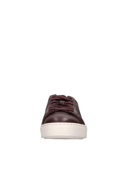 Sneakers in pelle SANTONI | WBCE60442BAREAYLB50BORDEAUX