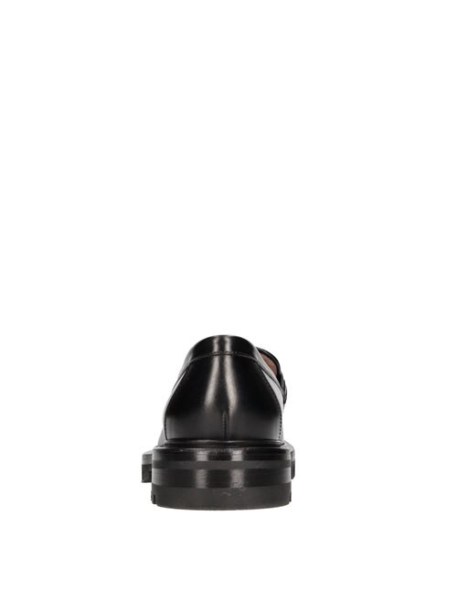Leather moccasins SANTONI | WUCU59020HL1NLESN01NERO