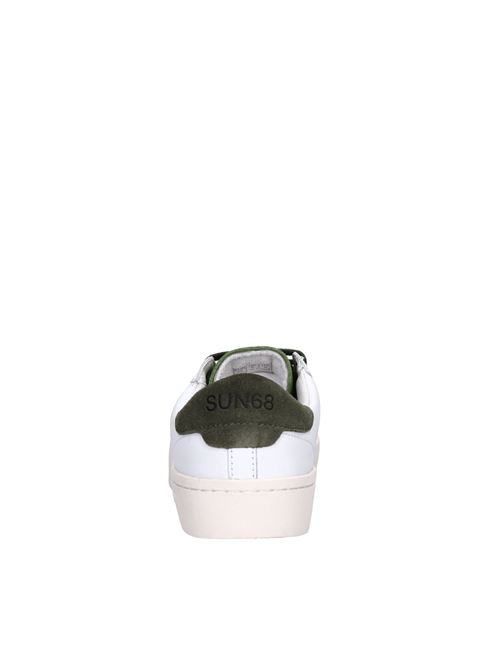 Sneakers in pelle SUN68 | Z44125BIANCO-VERDE