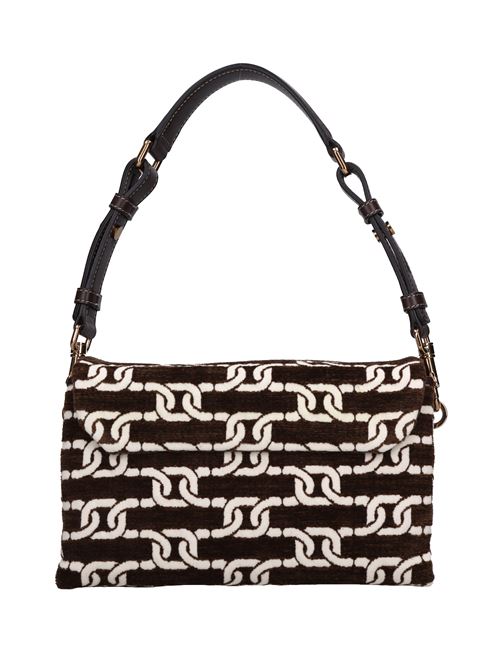 Borsa in pelle e tessuto TOD'S | XBWTSQCT100TP8S611NERO