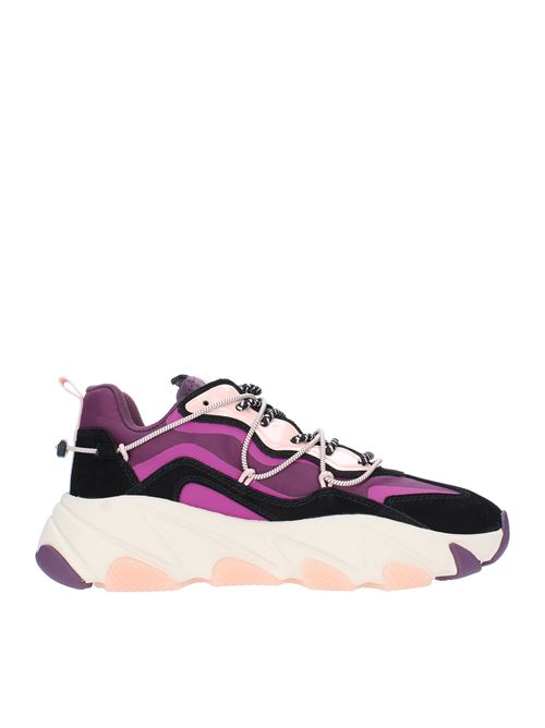 Sneakers ASH modello EXTRA in pelle camoscio e tessuto ASH | EXTRA NUBUCK-NYLON VINTAGENERO-VIOLA