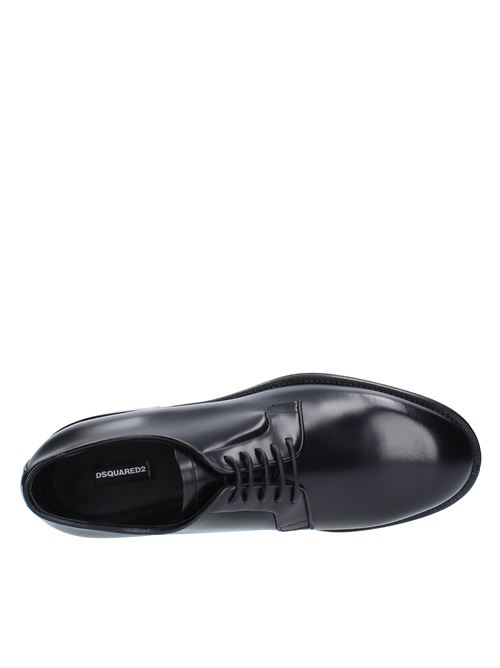 Stringate in pelle spazzolata DSQUARED2 | LUM008524900001NERO