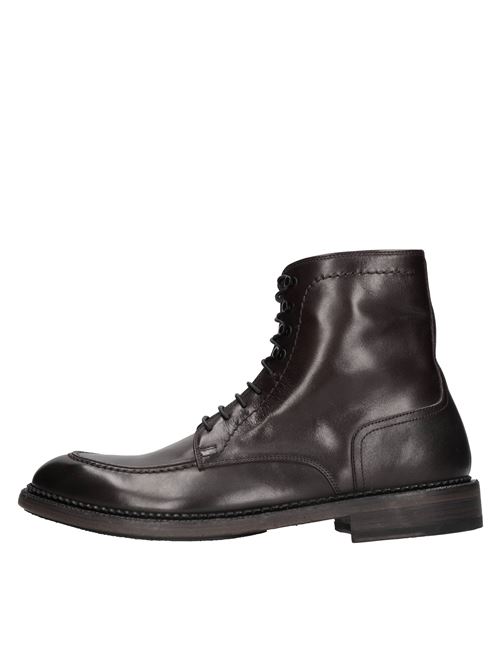 TARTAN leather ankle boots PANTANETTI | 16930BMELANZANA