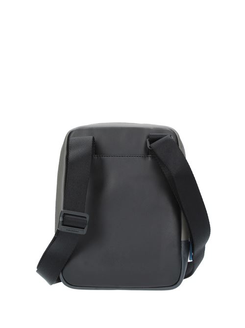 Shoulder strap PIQUADRO model CA3084UB00 in leather PIQUADRO | CA3084UB00NERO-GRIGIO