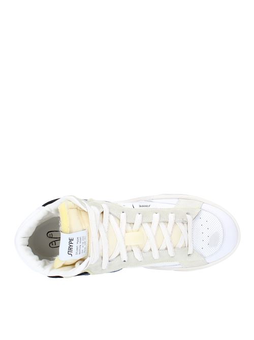 Sneakers alte modello ST2505 STRYPE in pelle camoscio e tessuto STRYPE | 40281BIANCO-BLU