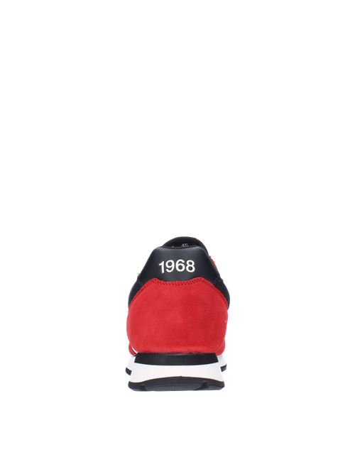 Sneakers modello Z43107 SUN68 in pelle scamosciata e tessuto traspirante SUN68 | Z43107ROSSO