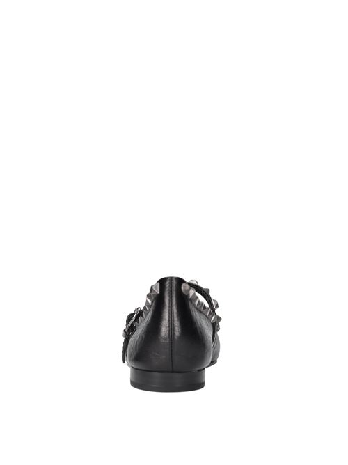 Ballerine modello Beatnik in pelle e borchie ASH | BEATNIK02NERO