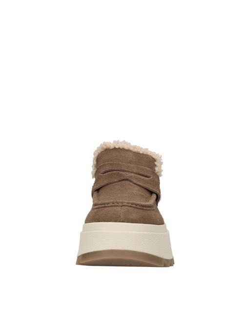 MAGIC model ankle boots in suede ASH | MAGIC03TERRA
