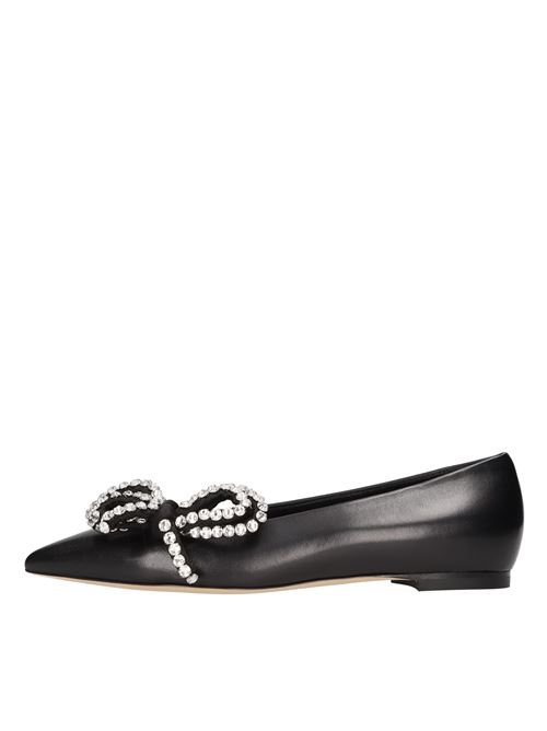 Ballerine modello MINORCA  in pelle CASADEI | 1A275Y0101C2542B048NERO-CRISTALLO