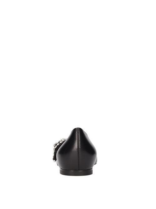 Ballerine modello MINORCA  in pelle CASADEI | 1A275Y0101C2542B048NERO-CRISTALLO