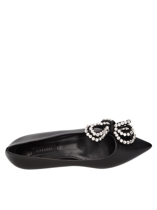Ballerine modello MINORCA  in pelle CASADEI | 1A275Y0101C2542B048NERO-CRISTALLO