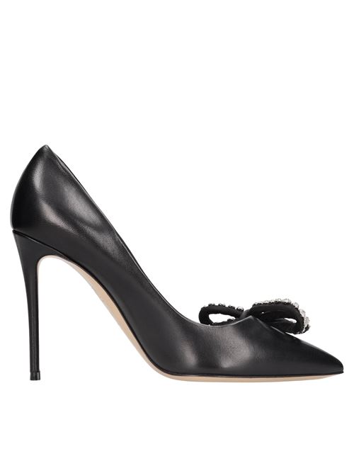 Décoletté modello Judith in pelle CASADEI | 1F986Y1001C2542B048NERO-CRISTALLO