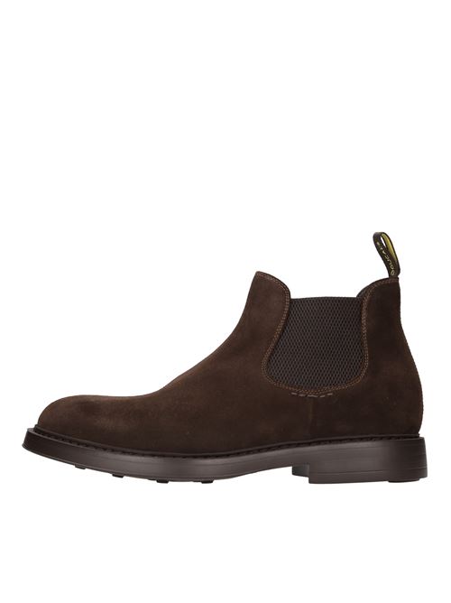 VISONE model beatles ankle boots in suede DOUCAL'S | DU1384BRUXUF009TM23TERRA