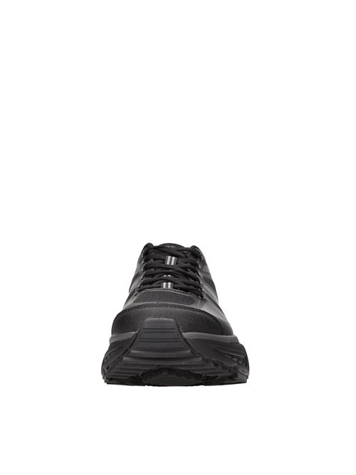 Sneakers modello in tessuto tecnico con inserti in gomma FESSURA | TRA001NERO-FUMO