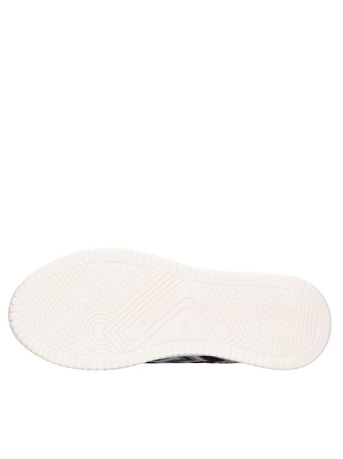 MW60 model sneakers in leather and fabric MISSONI | MW60_053BIANCO
