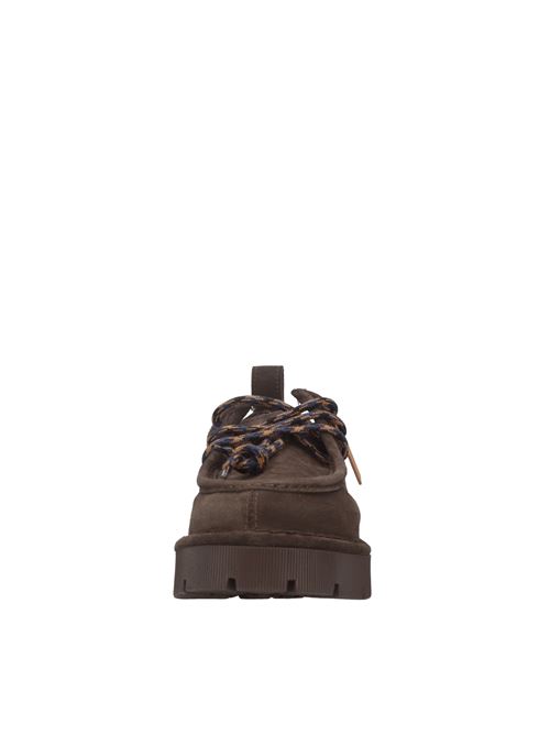 P99 LACE-UP SHOE model lace-ups in suede PANCHIC | P99M006EBANO