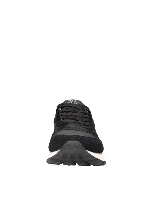 Sneakers model Z44101 SUN68 in suede leather and breathable fabric SUN68 | Z44101NERO