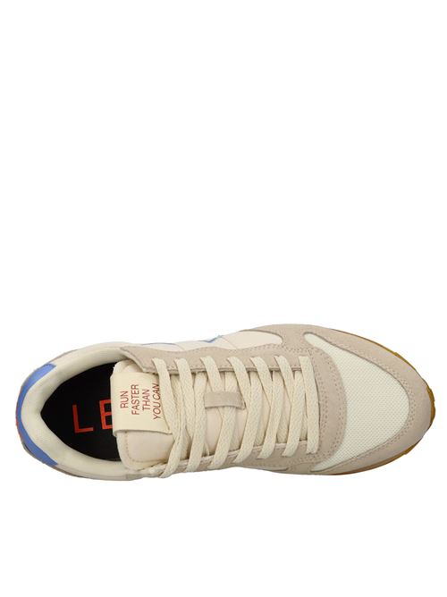 Sneakers model Z44105 SUN68 in suede leather and breathable fabric SUN68 | Z44105PANNA