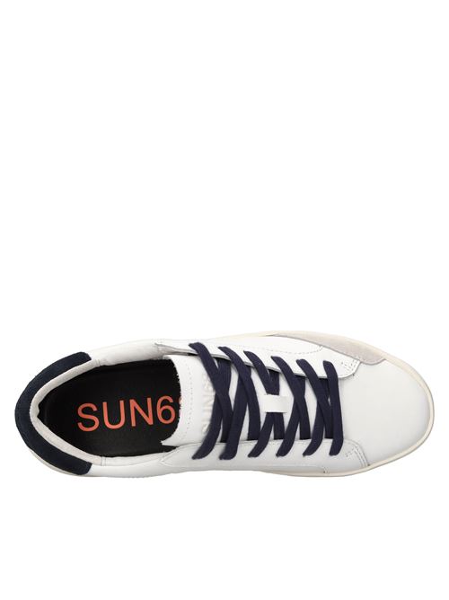 Sneakers model Z44125 SUN68 in leather SUN68 | Z44125BIANCO-NAVY