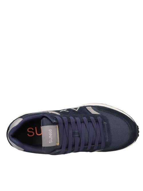 Sneakers modello Z44127 SUN68 in pelle scamosciata e tessuto traspirante SUN68 | Z44127NAVY