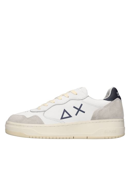 Sneakers model Z44148 SUN68 in leather SUN68 | Z44148BIANCO