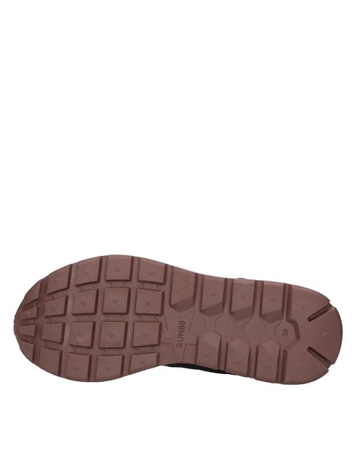 Sneakers modello Z44207 SUN68 in pelle scamosciata e tessuto traspirante SUN68 | Z44207NERO