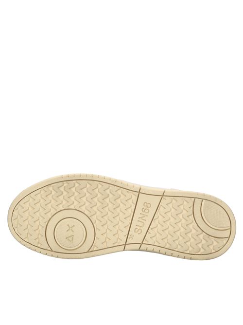 Sneakers modello Z44234 SUN68 in pelle SUN68 | Z44234BIANCO-PANNA