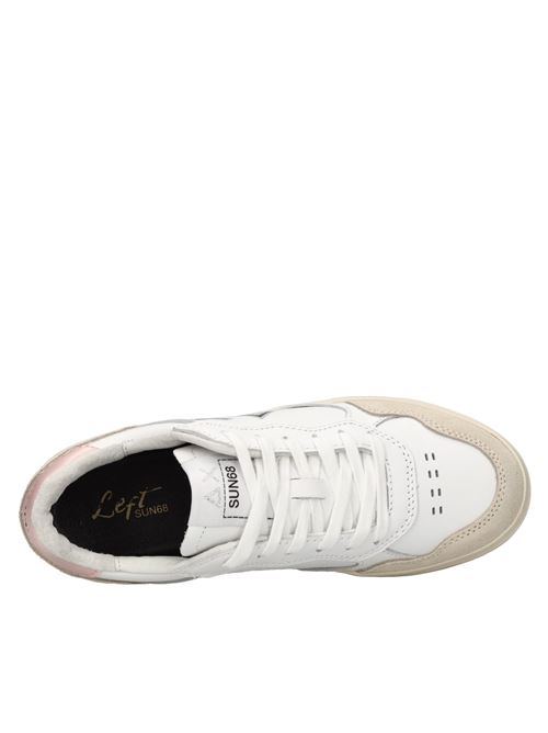 Sneakers modello Z44234 SUN68 in pelle SUN68 | Z44234BIANCO-PANNA