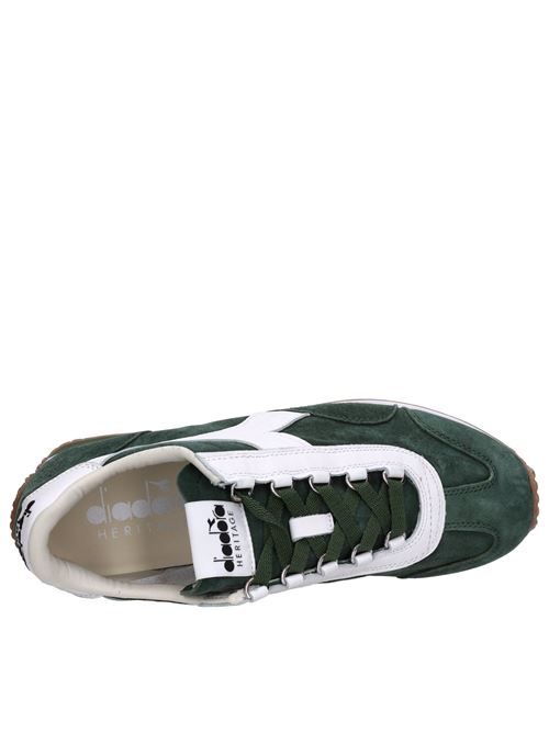 Sneakers modello HERITAGE in tessuto e pelle scamosciata DIADORA | 201.181592VERDE