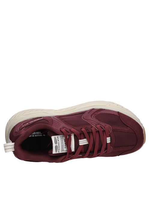 Sneakers in ecopelle e tessuto FESSURA | TRA013BORDEAUX
