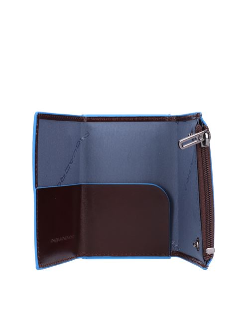 Portafoglio e porta carte di credito in pelle PIQUADRO | PP5585B2BLRMOGANO