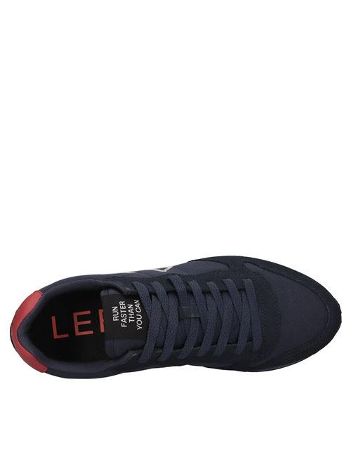 Sneakers in pelle tessuto ed ecopelle SUN68 | Z45101NAVY-BORDEAUX