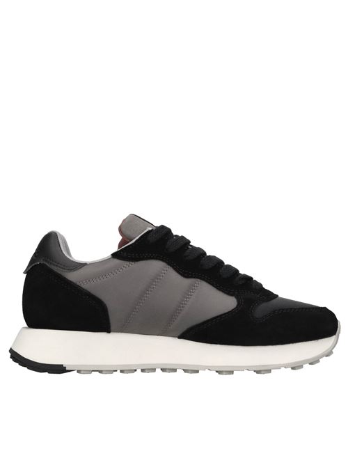 Sneakers Jaki Bicolor in camoscio, tessuto ed ecopelle SUN68 | Z45114NERO