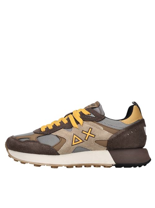 Jaki Outdoor sneakers in suede, faux leather, and fabric SUN68 | Z45116MARRONE