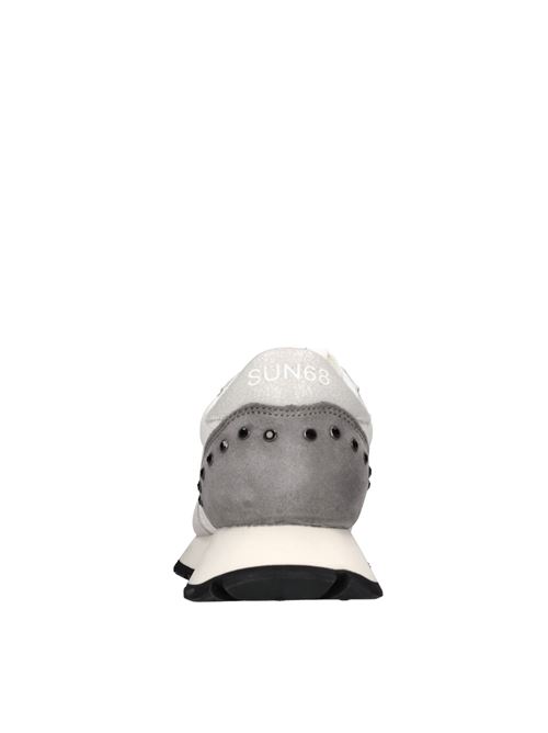 Sneakers in pelle, tessuto ed ecopelle SUN68 | Z45206PANNA