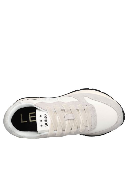 Sneakers in pelle, tessuto ed ecopelle SUN68 | Z45206PANNA